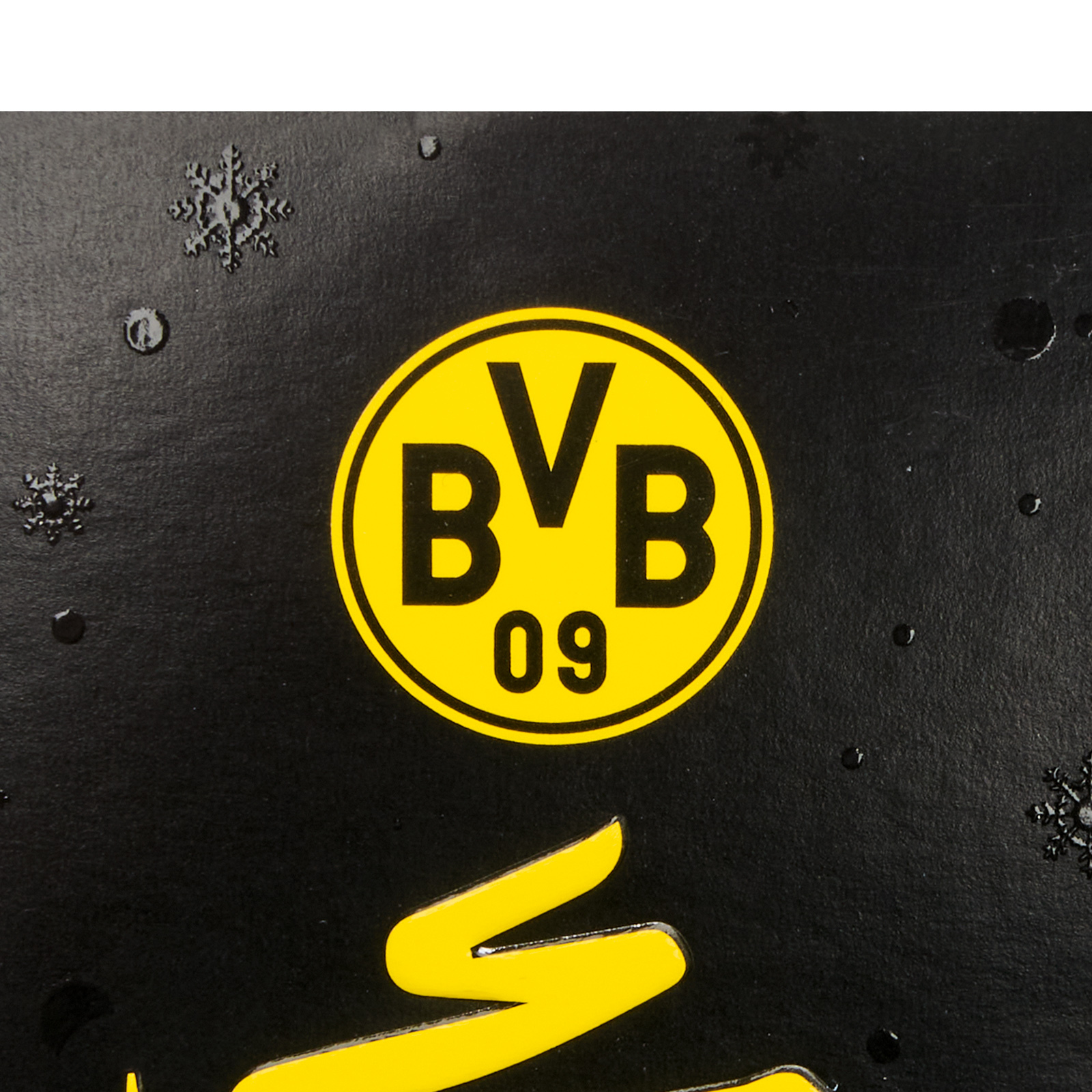 Borussia Dortmund Weihnachtsmix – Schoko-Weihnachtsmann & Kugeln, Ca. 190g, Inkl. BVB Aufkleberkarte Borussia Dortmund Weihnachtsmix – Schoko-Weihnachtsmann & Kugeln, Ca. 190g, Inkl. BVB Aufkleberkarte