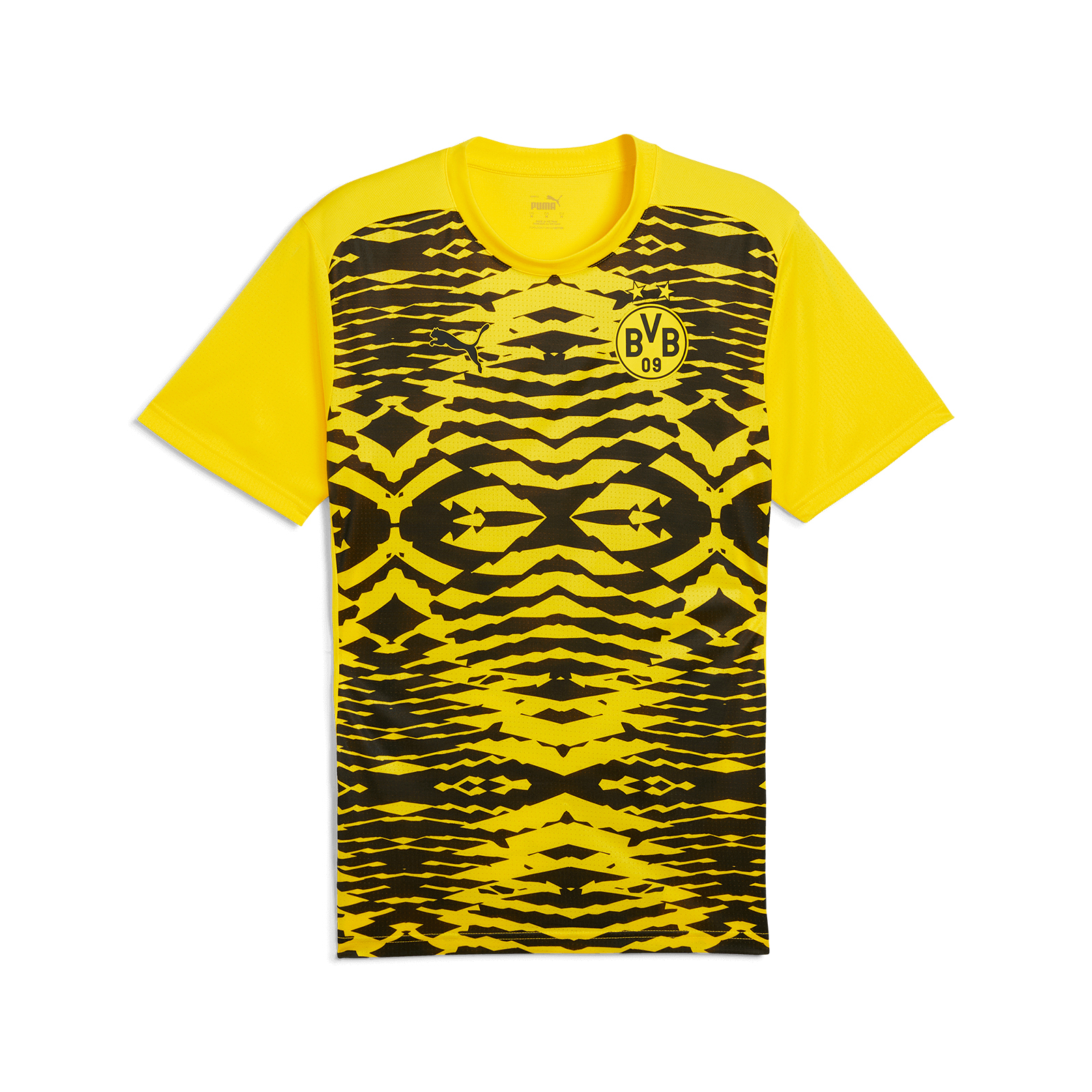 PUMA プーマBVB ボルシア・ドルトムント プレマッチシャツレアル ドルトムント プレマッチシャツ ブラック/イエロー - ボルシア