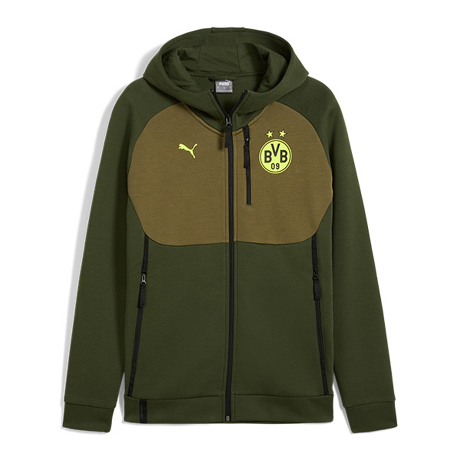 Hoodie Bvb Kapuzenjacke BVB Tech Hoodie (olive) - Main Image
