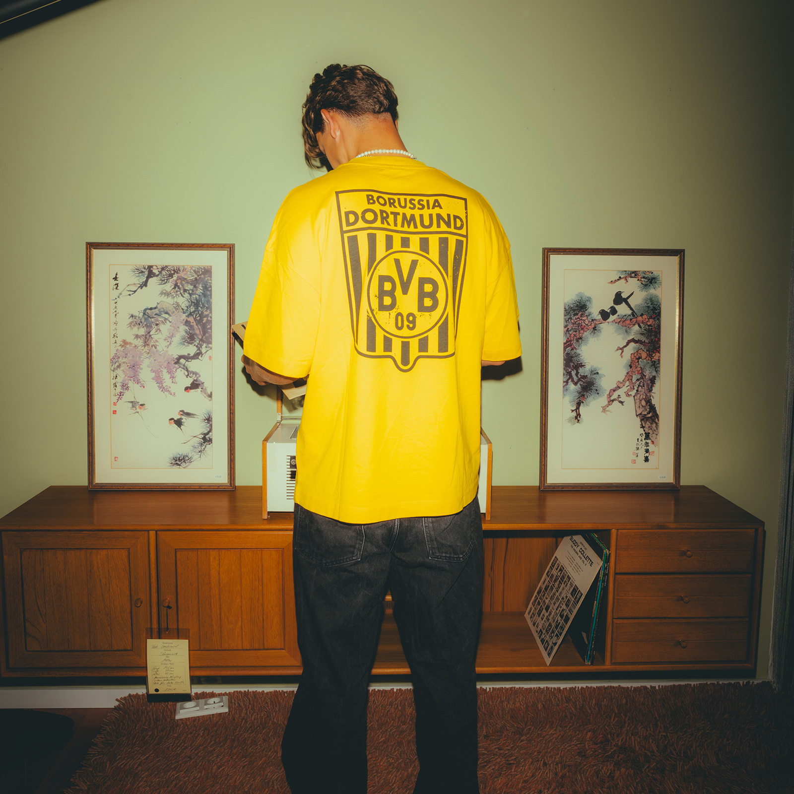 ドルトムント レトロ Tシャツ イエロー - ボルシア ドルトムント