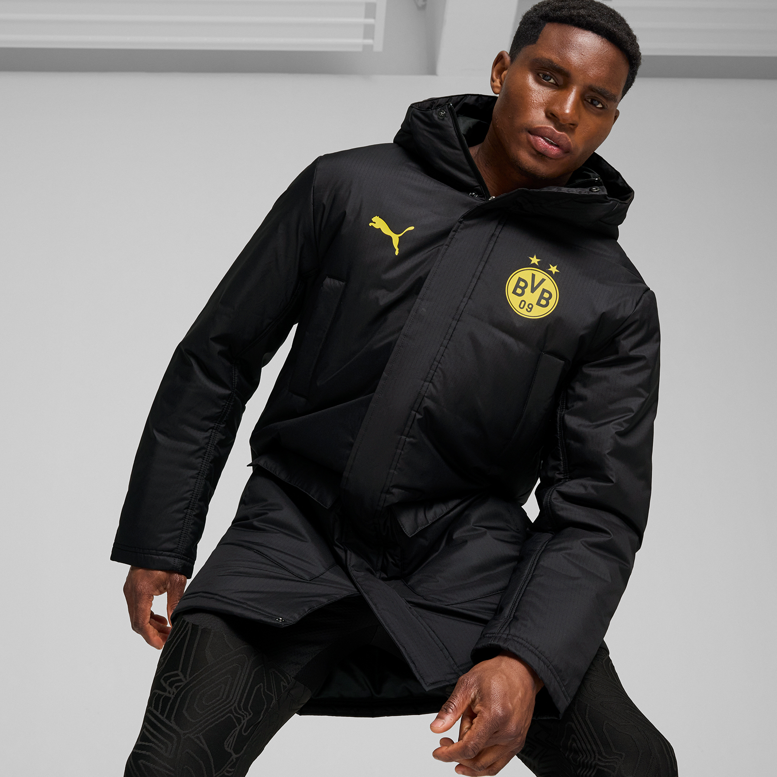 Winter Jacke Bvb Winterjacke Herren BVB Winterjacke 24/25