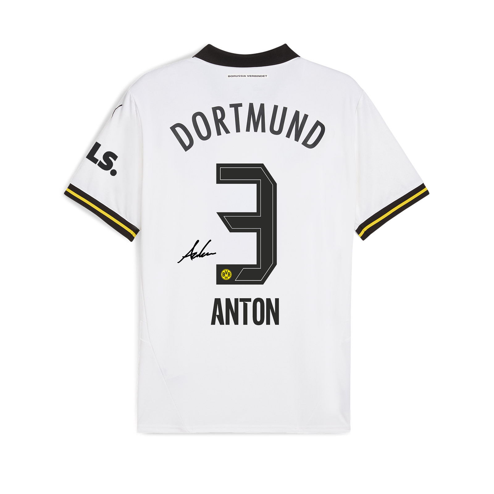 ドルトムント バイス・ビーゼジャージ アントン サイン入り - ボルシア