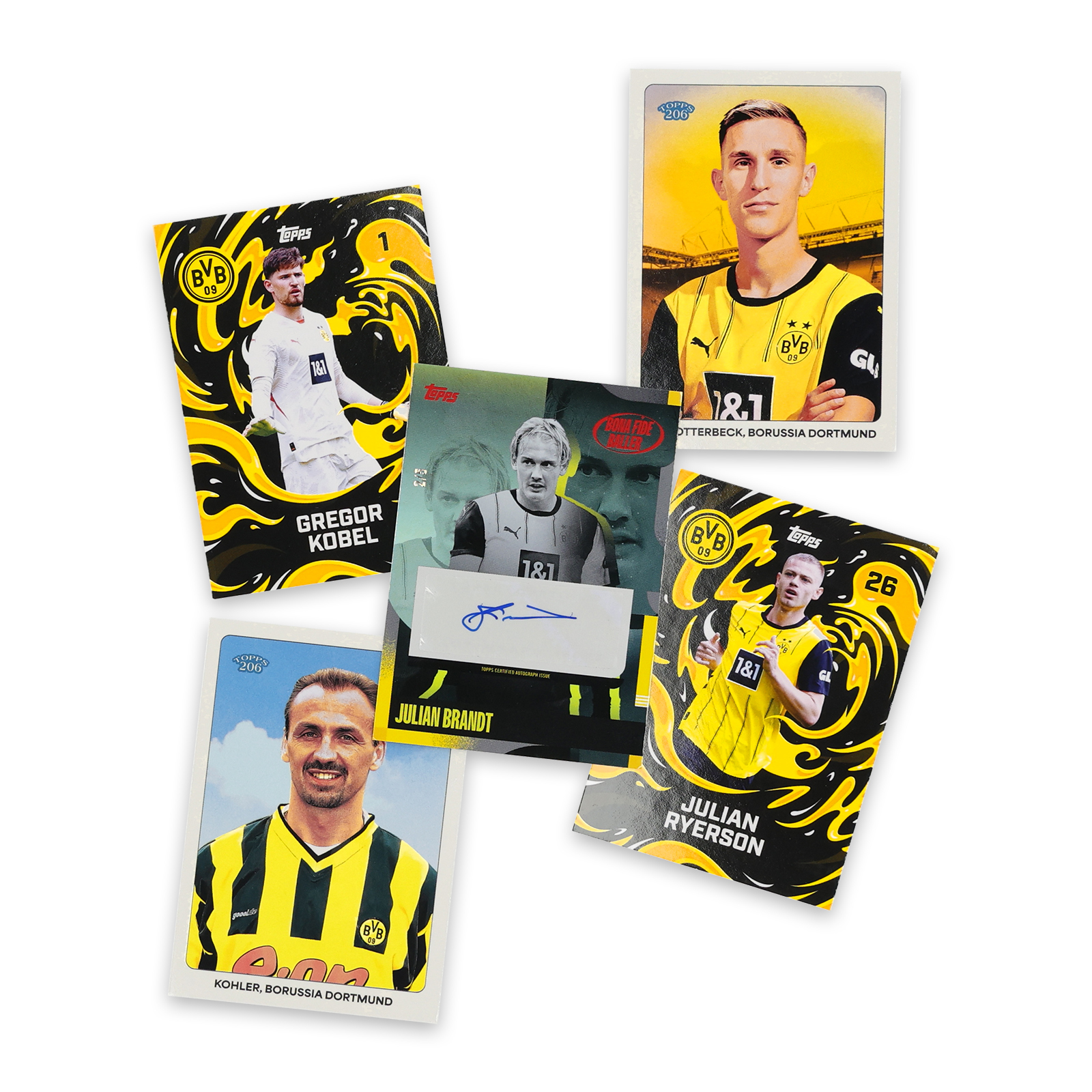 ボルシア・ドルトムント　3点セット Topps Borussia Dortmund Team Set 2024-25 ボルシア