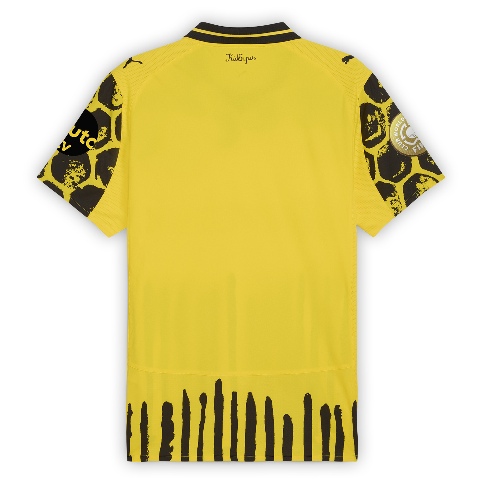 BORUSSIA DORTMUND (ドルトムント)Tシャツ XXL ドルトムント レトロ Tシャツ イエロー - ボルシア ドルトムント