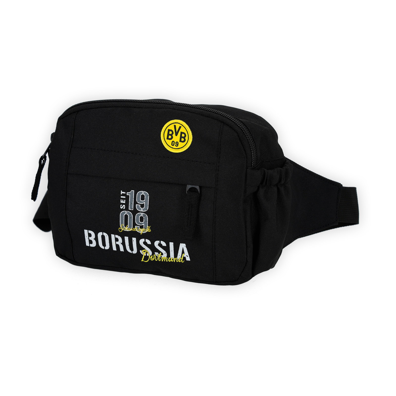 BVB Borussia Dortmund Bauchtasche - Fanartikel Mit Schriftzug Für Stadion & Alltag | 30 X 10 X 8 Cm