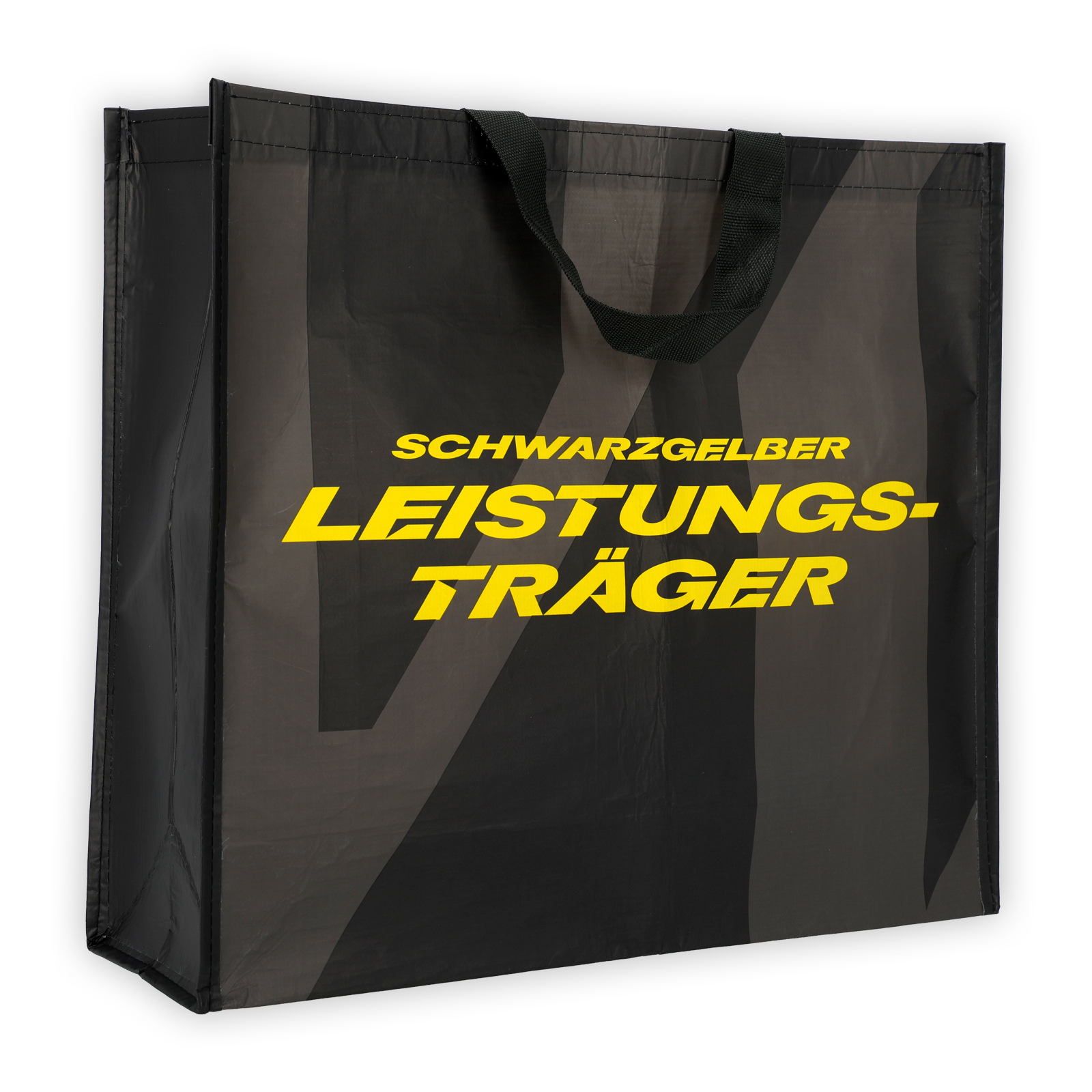 Borussia Dortmund BVB Tragetasche „Schwarzgelber Leistungsträger“ – Schwarz Mit Gelbem Logo