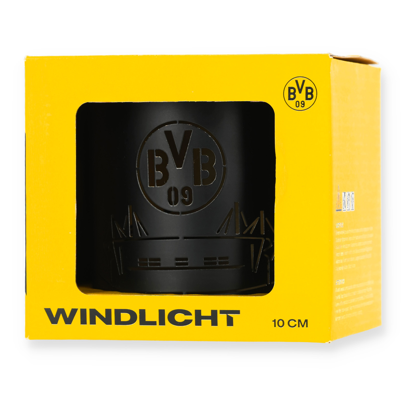 工芸品 BVB BVB Black Lantern with Skyline - Official Borussia Dortmund Shop