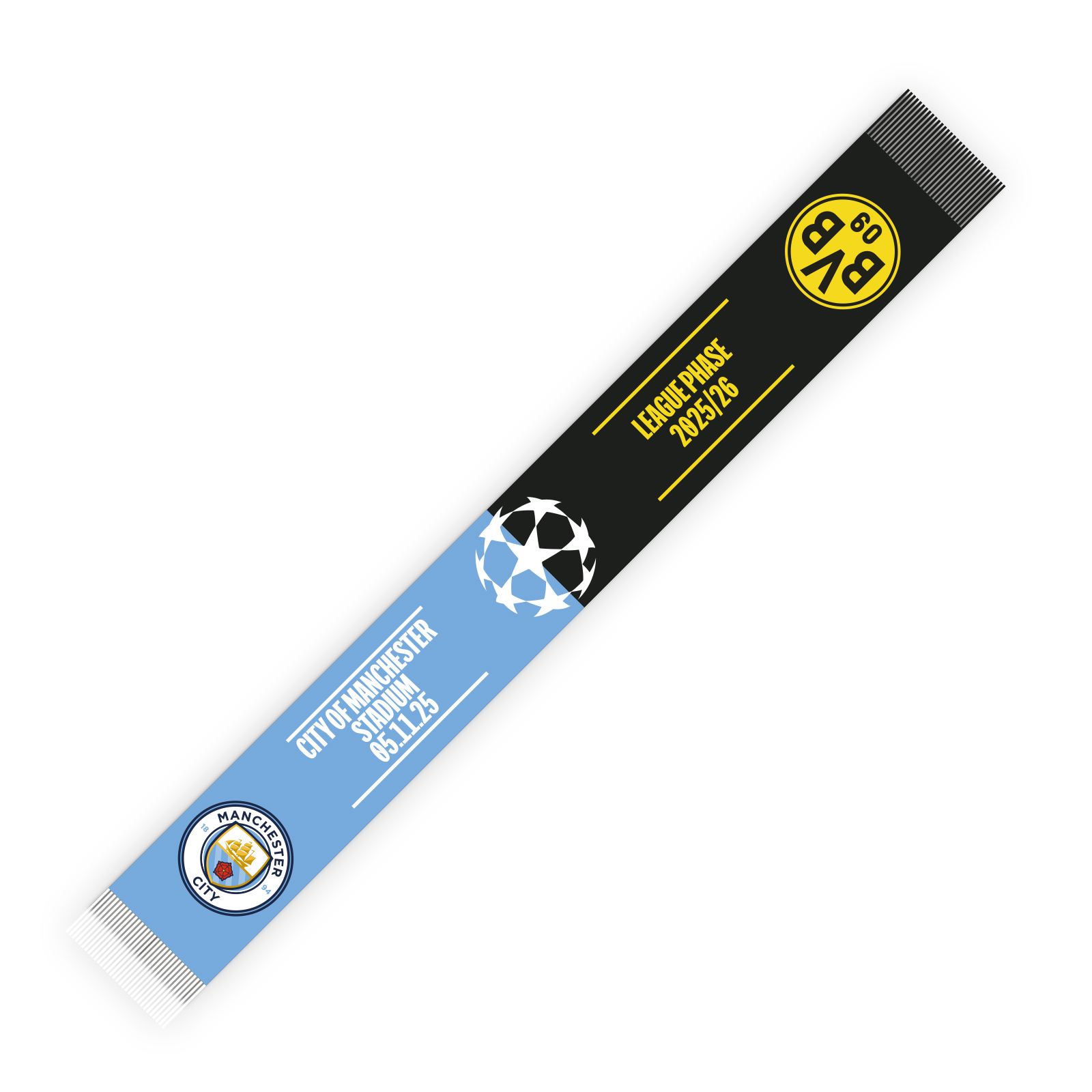 Écharpe De Football Borussia Dortmund – Let's Go BVB