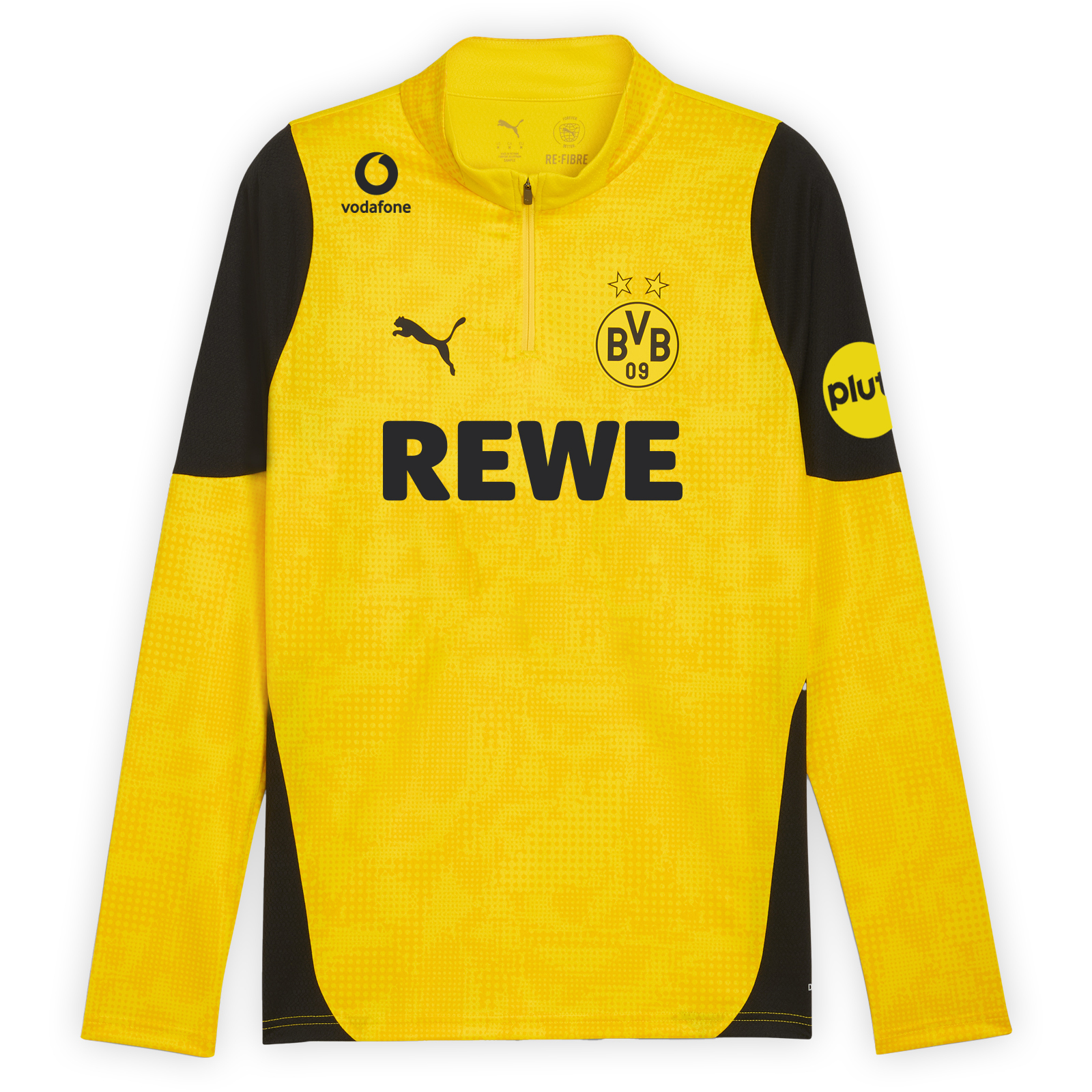 ドルトムント トレーニングジップシャツ 25-26 イエロー - ボルシア