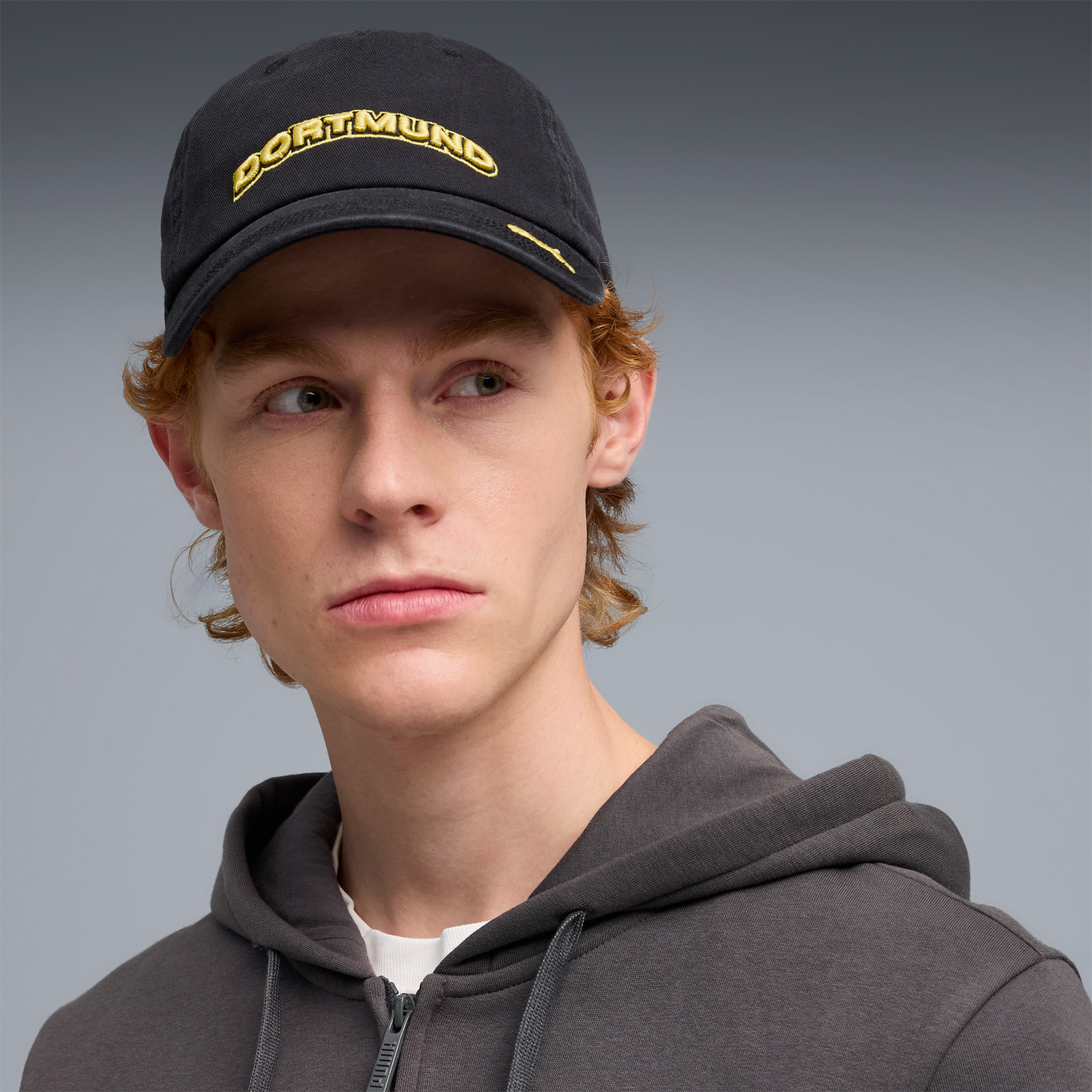 BVB PUMA Culture Kappe schwarz gelb - ボルシア ドルトムント