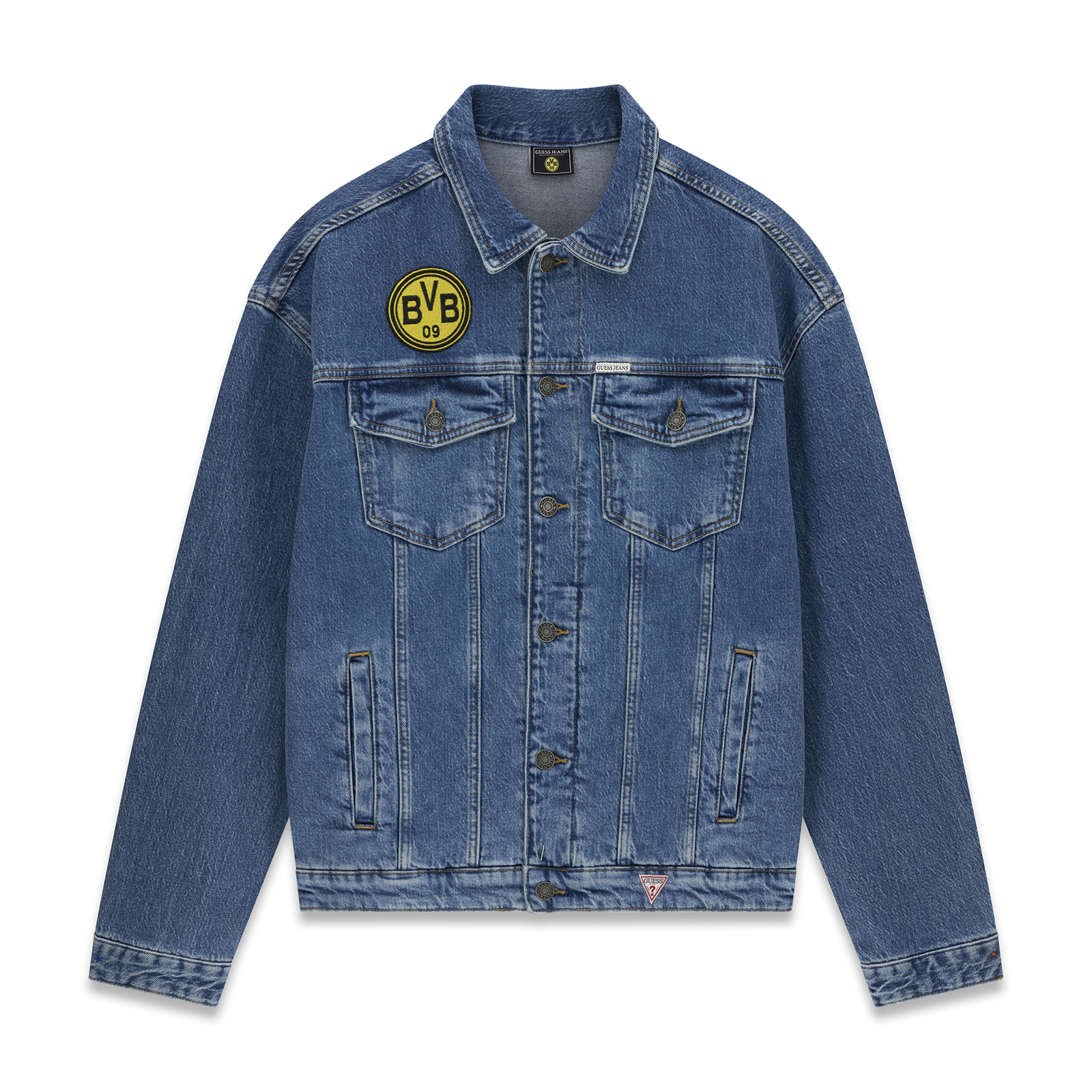 ドルトムント x Guess ブルーデニムジャケット - ボルシア 