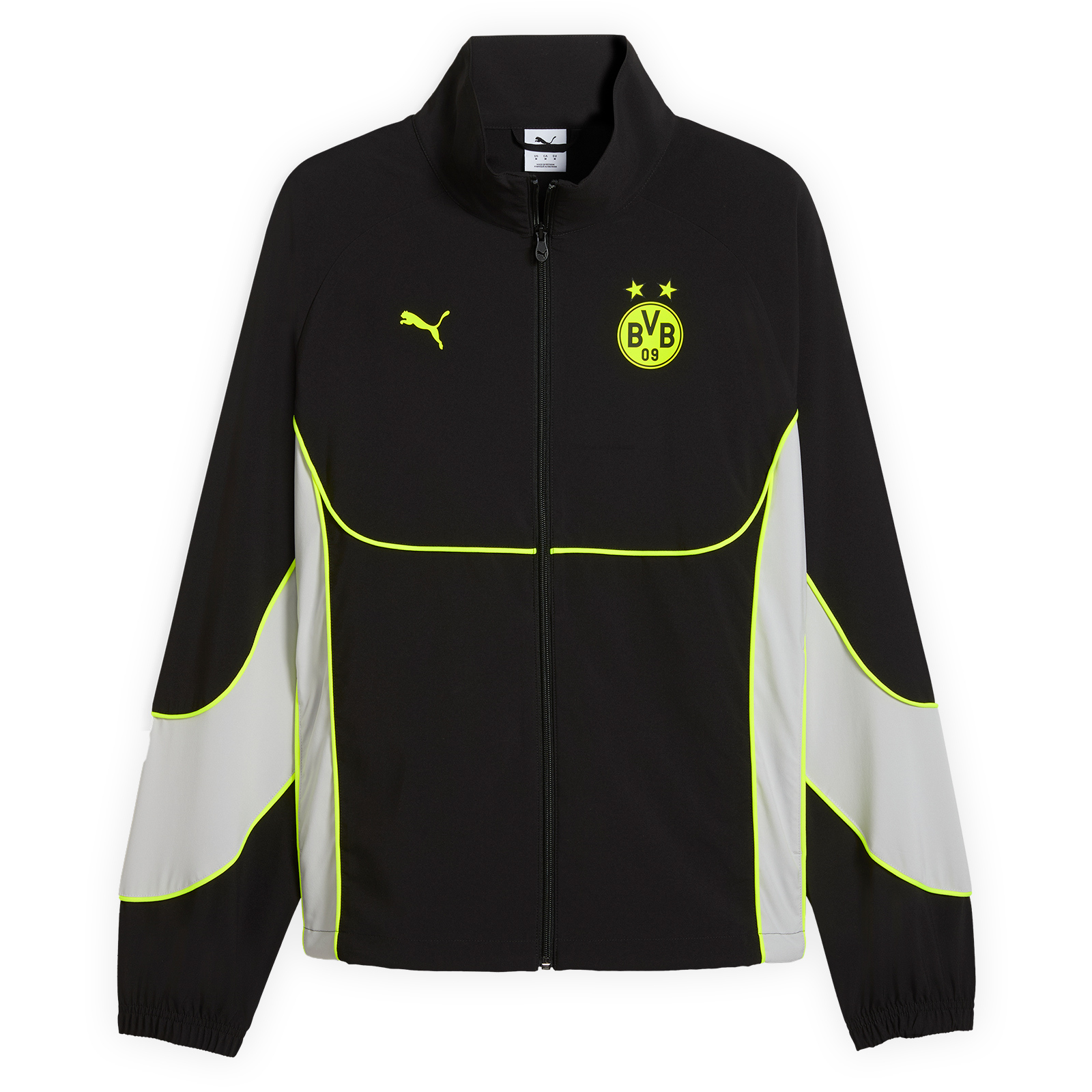支給品モデル ボルシア・ドルトムント トラックジャケット ジャージ 2XL相当 BVB Puma Tech-Xトラックジャケット26-27schw. - ボルシア