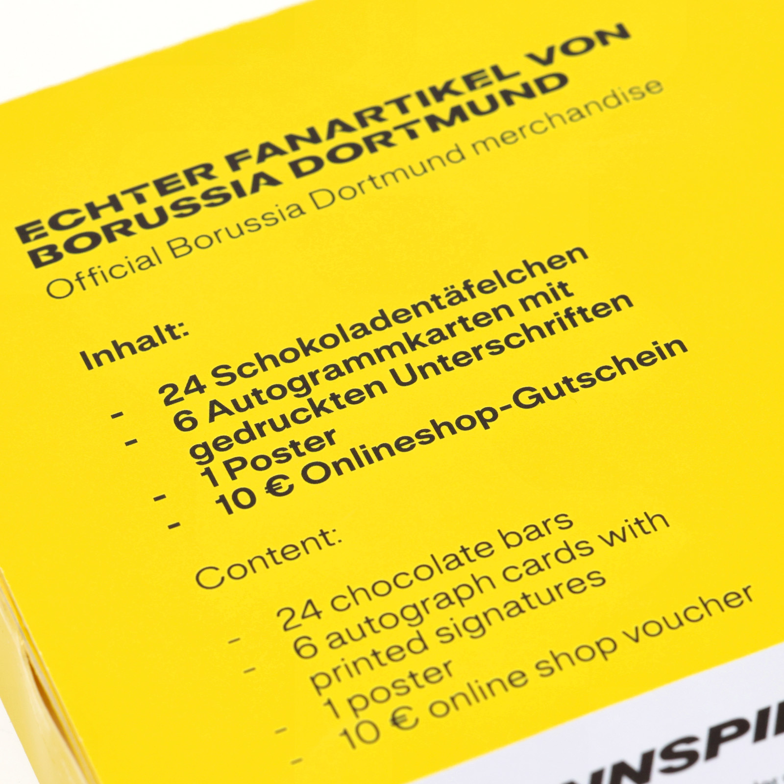 BVB Comic Adventskalender 2026 - ボルシア ドルトムント オンライン